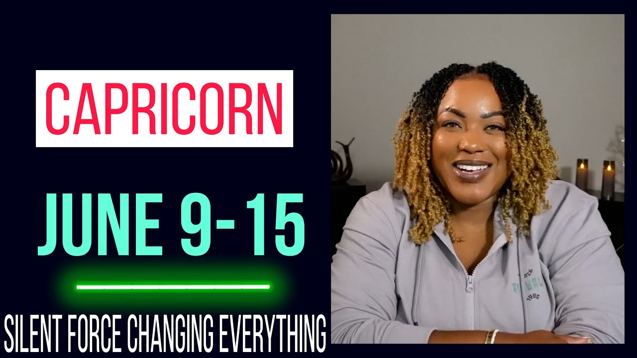 CAPRICORN ♌︎ Ur Absence Is Felt 🌻 JUNE 9-15 ☽ Capricorn Sign