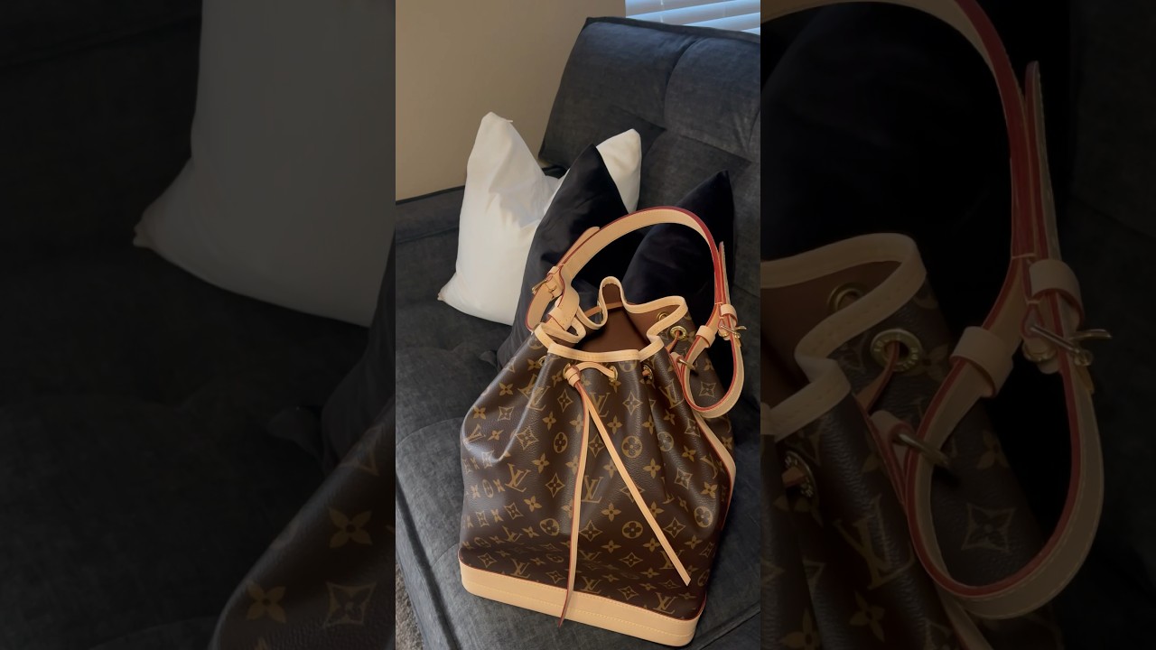 WHAT&rsquo;S IN MY BAG | LOUIS VUITTON NOE GM #whatsinmybag #whatsinmypurse #louisvuitton #shorts