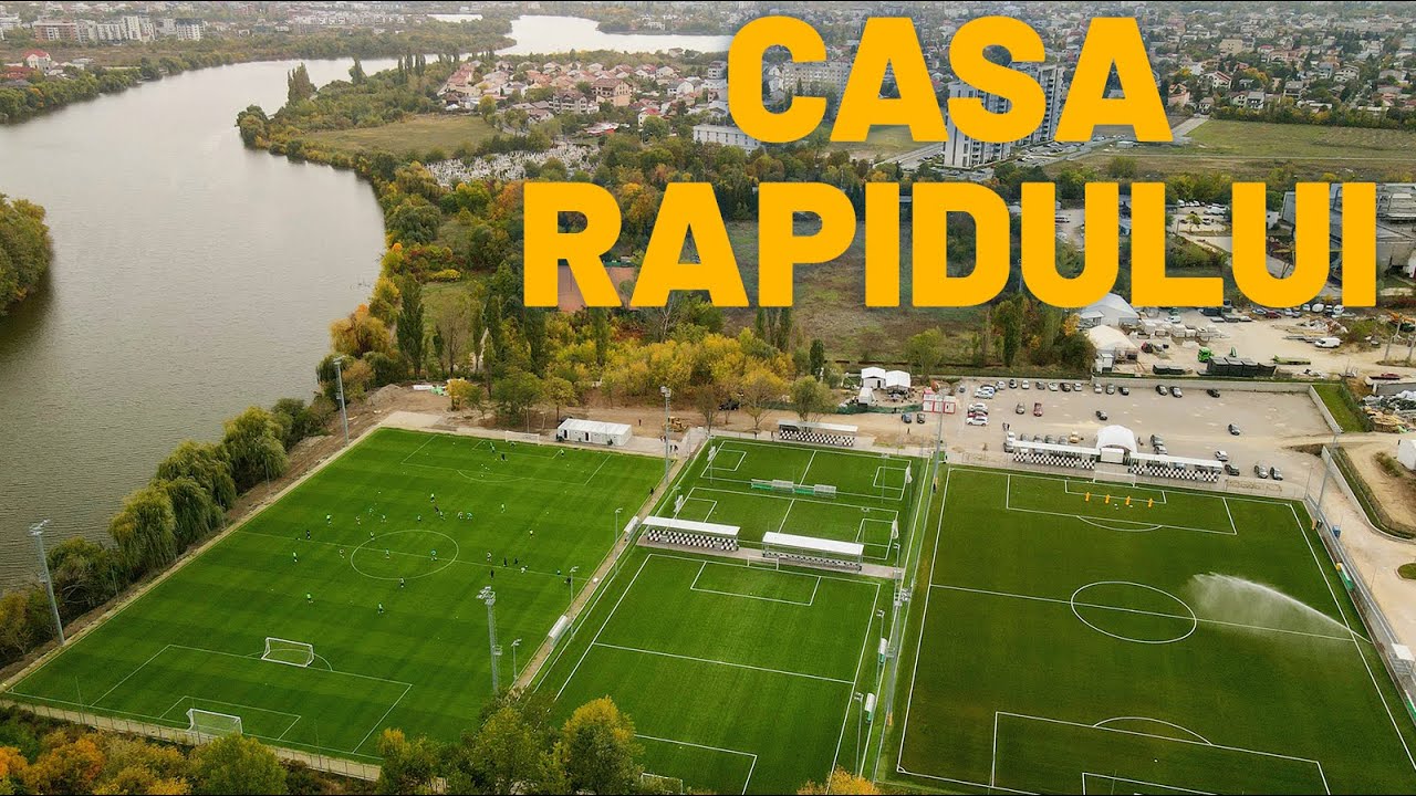 Rapid a intrat în noua bază „Constructorul”, în care Dan Șucu a investit 6 milioane de euro