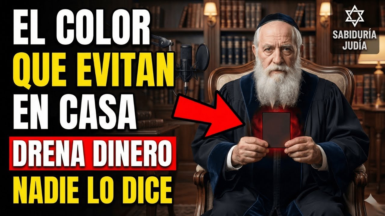 Rabino Millonario: El COLOR que los Judíos EVITAN en CASA porque DRENA el DINERO según los Judíos ✅