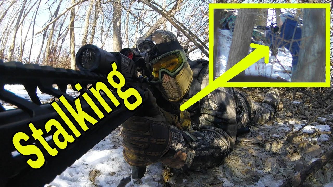 Stalking Through The Snow | Airsoft Skirmish