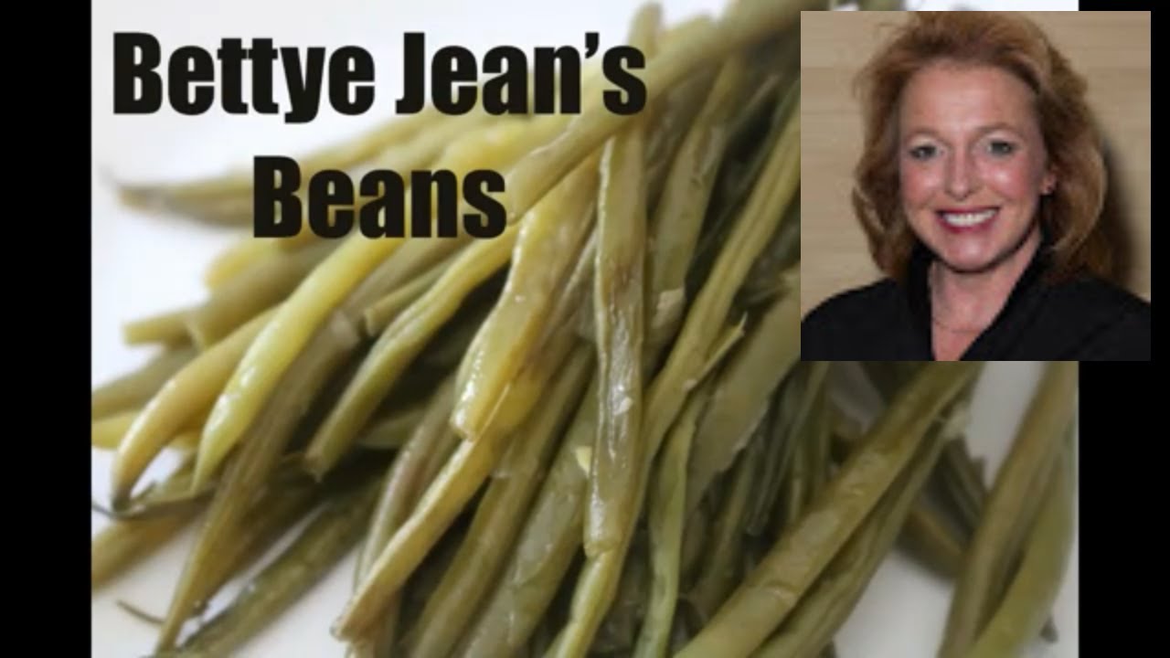 How to Make Old Fashioned Green Beans - Aunt Bettye Jean's Beans