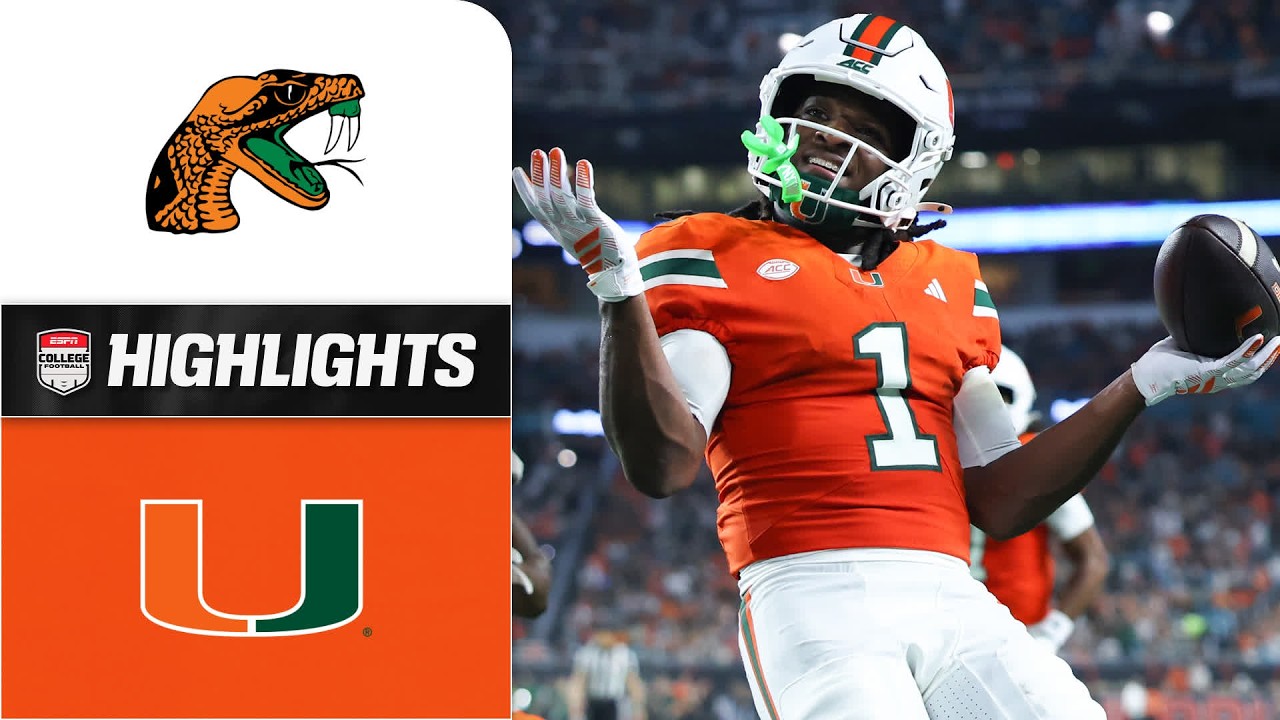 Florida A&M Rattlers vs. Miami Hurricanes | Full Game Highlights | ESPN College Football