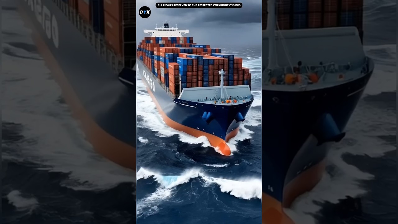 The Biggest Cargo Ship Ever Built! 😱 | #shorts