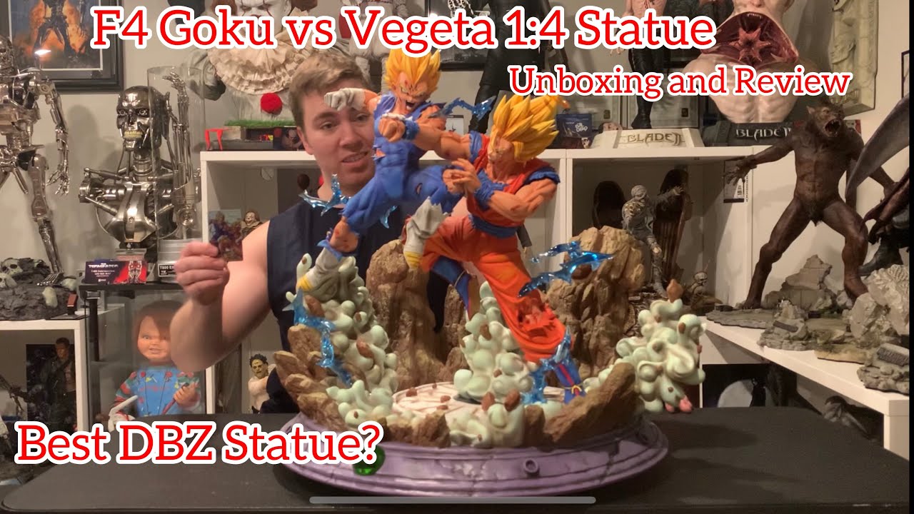 Best DBZ Statue? F4/Xceed Goku vs Majin Vegeta 1/4 Statue Unboxing and Review