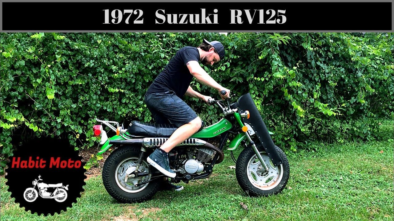 Мотоцикл Suzuki RV125 1972 года выпуска, найденный на Craigslist! Тест-драйв и максимальная скоро...