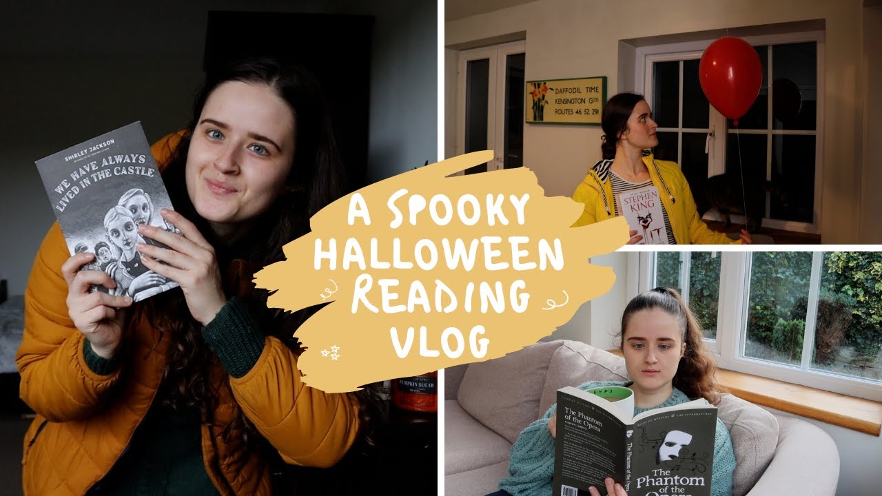 DARK BOOKS, DRESSING UP & CHRISTMAS FILMS // a spooky halloween reading vlog