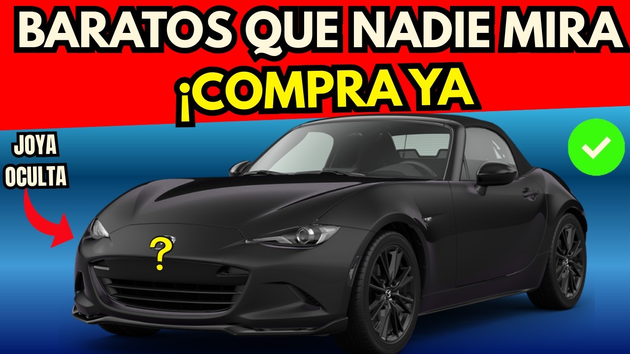 4 AUTOS DEPORTIVOS que TODOS IGNORAN pero Son JOYAS OCULTAS por Menos de $8,000
