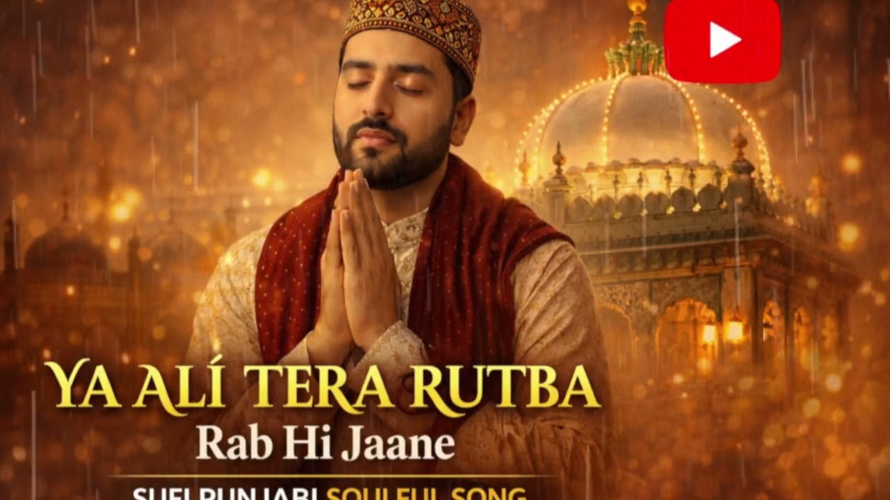 Ya Ali Tera Rutba Rab Hi Jaane | Heart Touching Sufi Punjabi Song 2026 #newsong #trending 