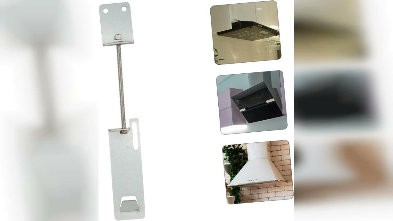 Review: Adjustable Range Hood Bracket Sturdy Alloy Side Mounting Plate for Range Hood Installa...