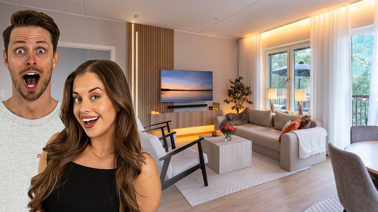LÄGENHETEN ÄR ÄNTLIGEN FÄRDIG! *HOUSE TOUR*
