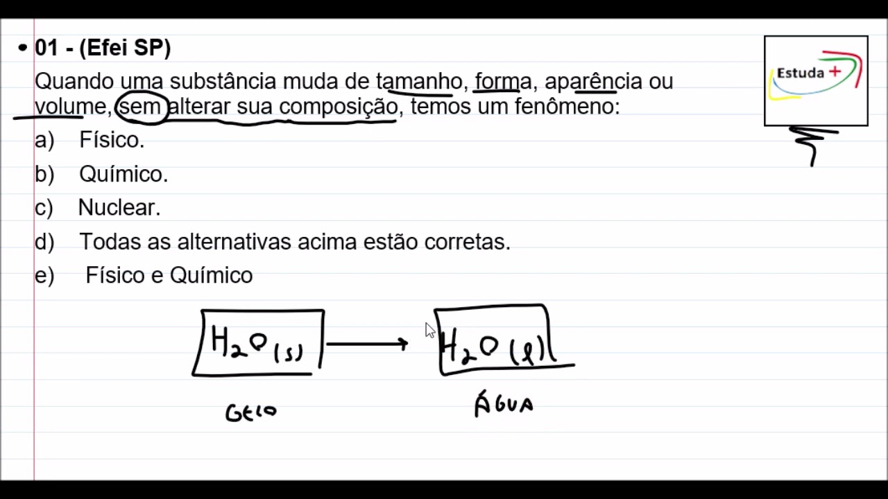 Fenômenos Físicos e Químicos