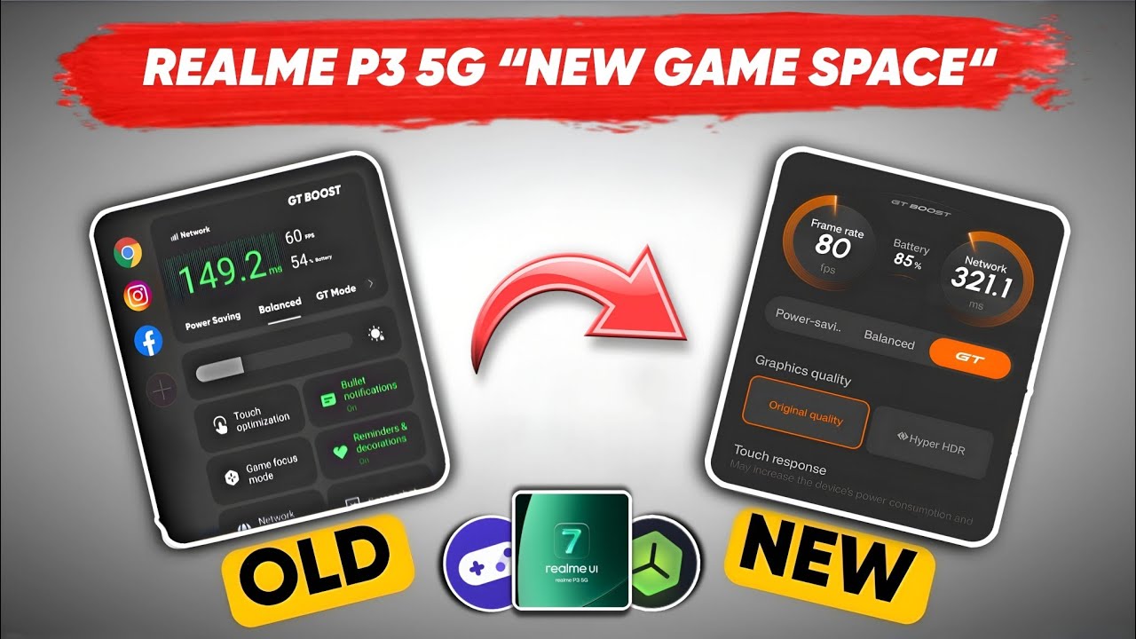 Realme P3 5G: Новое игровое пространство 🚀 | Realme UI 7.0: Новое игровое пространство Realme 🔥