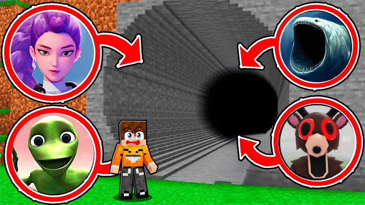 NIE WCHODŹ DO TEGO TUNELU w Minecraft! (Bloop, Kpop Demon Hunters, Dame Tu Cosita, Jeleń 99 Nocy)