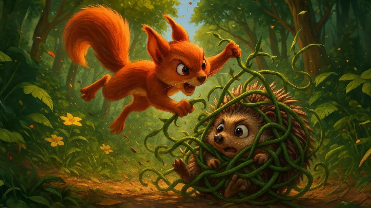 ChipNut Helped a Hedgehog Untangle From Vines 🌿🦔