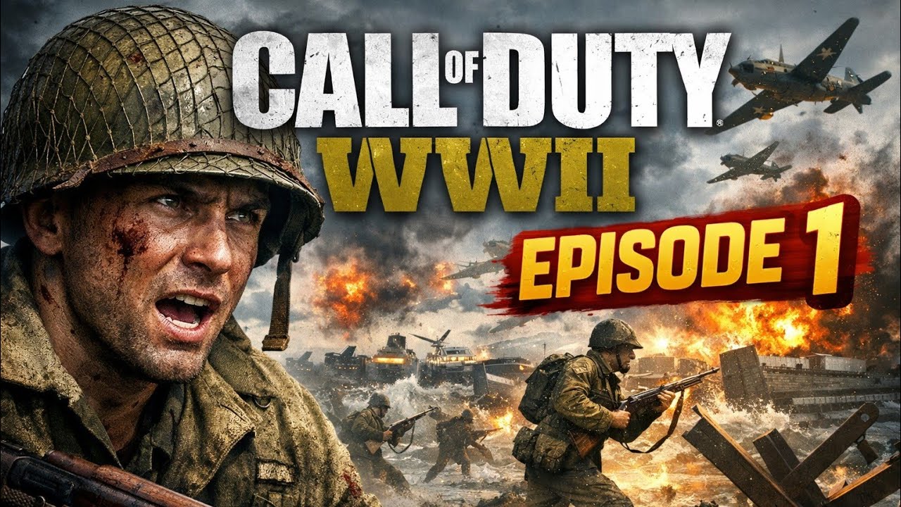 CALL OF DUTY WWII – EPISODE 1 LIVE 🔴 | Full Campaign Gameplay | 10:30 PM Tonight!