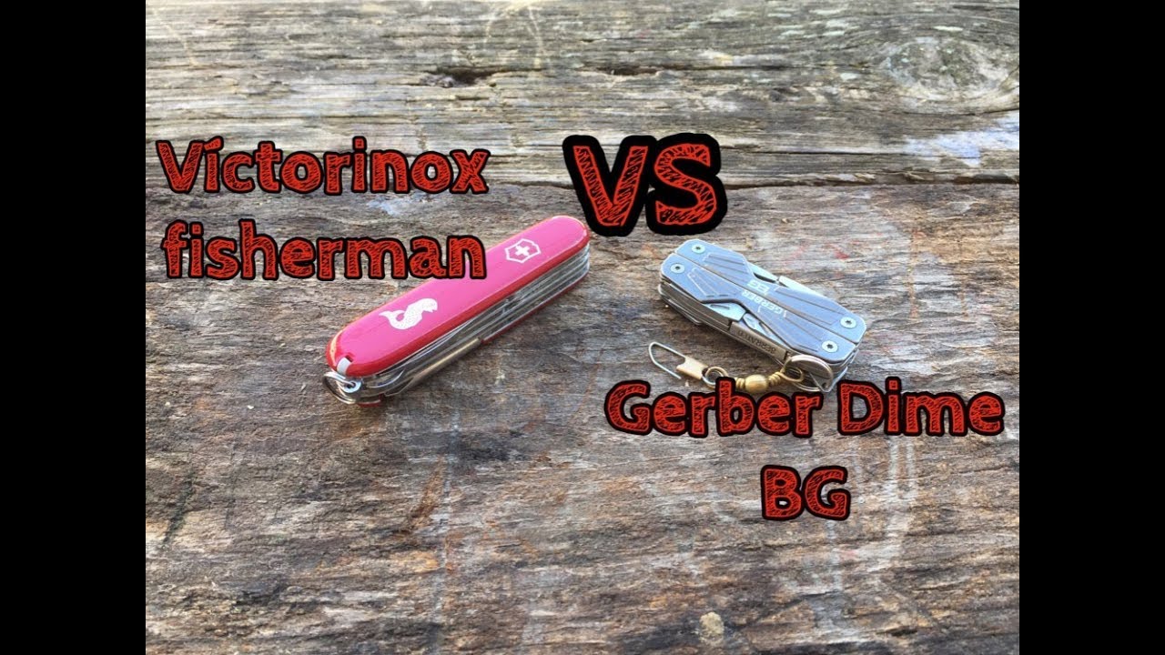 🔵 navajas o multiherramientas para pesca victorinox VS gerber