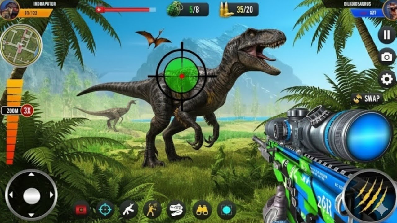 Wild Animal Hunter 3D: Epic Dinosaur Hunting Adventure 🦖🥸|New 2026 Update Gameplay #3
