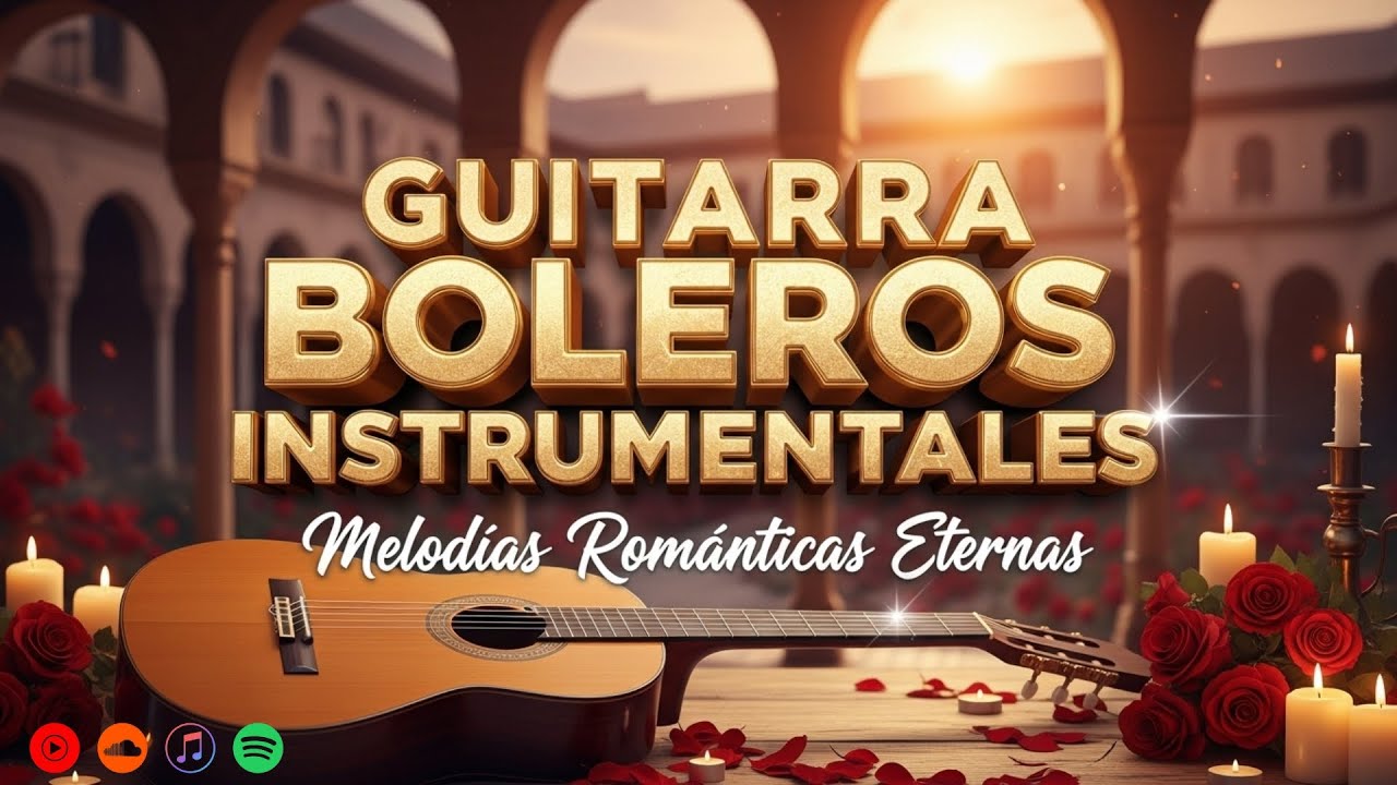 🌹 Guitarra Boleros Instrumentales – Melodías Románticas Eternas