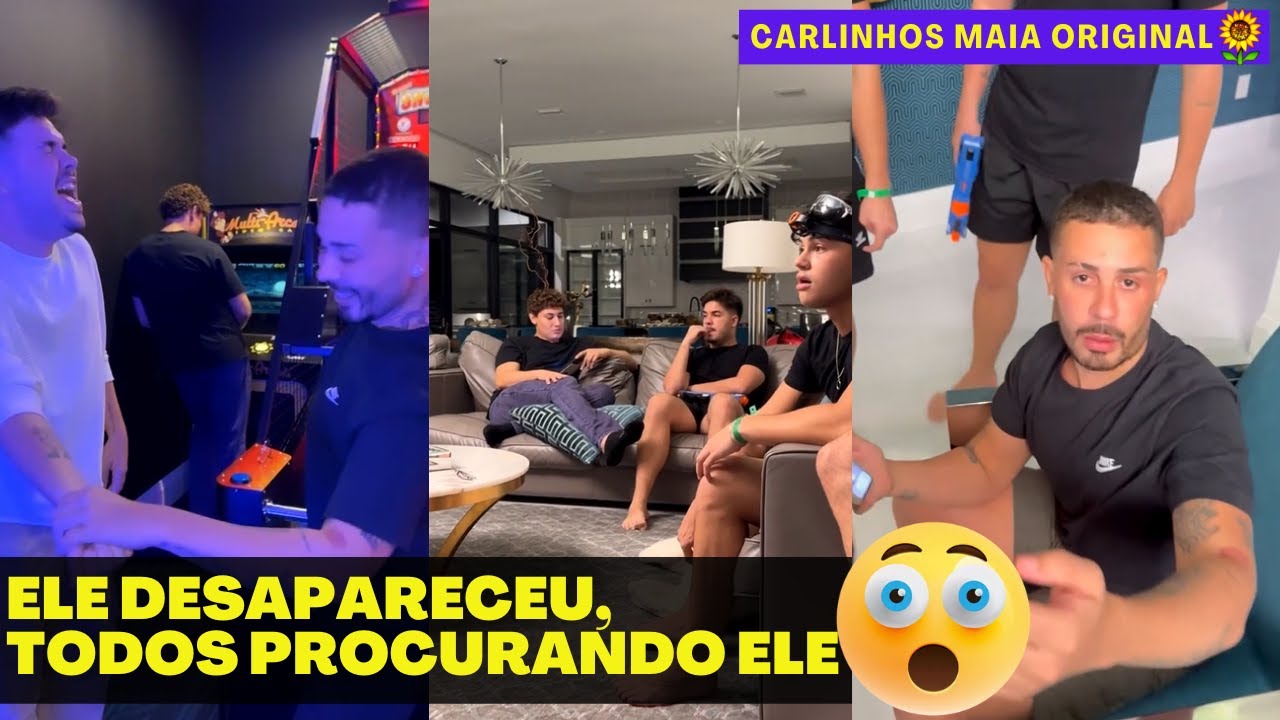ELE IRIA CHAMAR A POLICIA | ATÉ JON VLOGS ESTAVA NO MEIO DA BUSCA 😲😲 | CARLINHOS MAIA 🌻