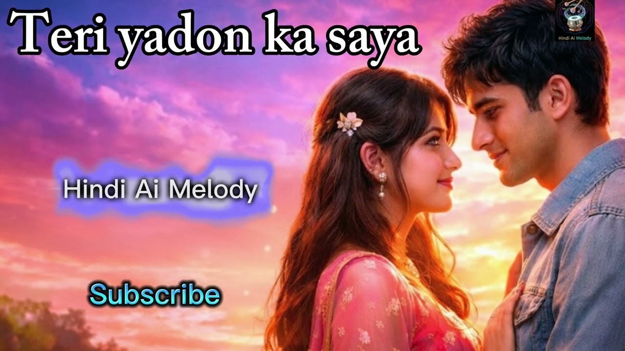 तेरी यादों का साया ❤️ | 90s Romantic Hindi Song  | Hindi AI MelodyTeri Yaadon Ka Saya 