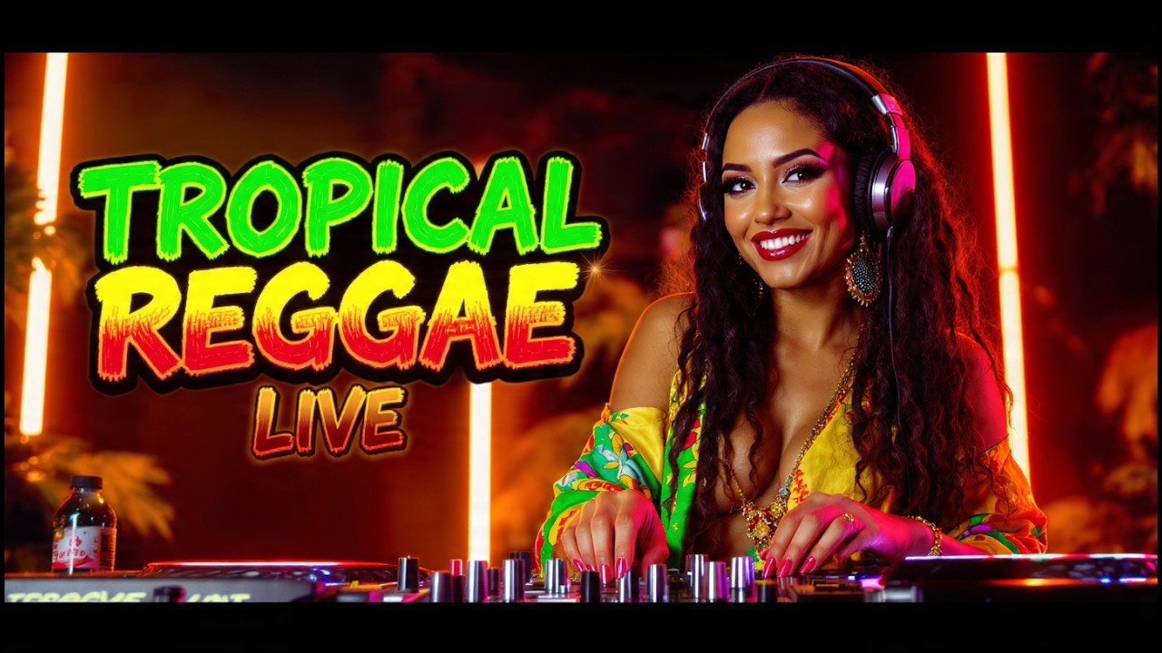 Island Reggae Lounge LIVE 🔥 Laid-Back Tropical Sounds for Bar & Cafe Ambience