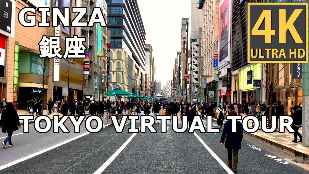[4K] 2023 GINZA 🇯🇵 Tokyo Walking Tour - Beautiful Shopping Street
