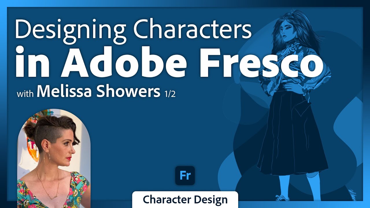 Designing Characters in Adobe Fresco with Melissa Showers - 1 of 2