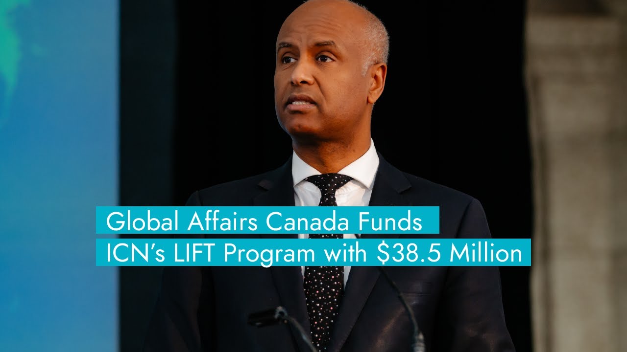Hon. Ahmed Hussen announces ICN's LIFT program