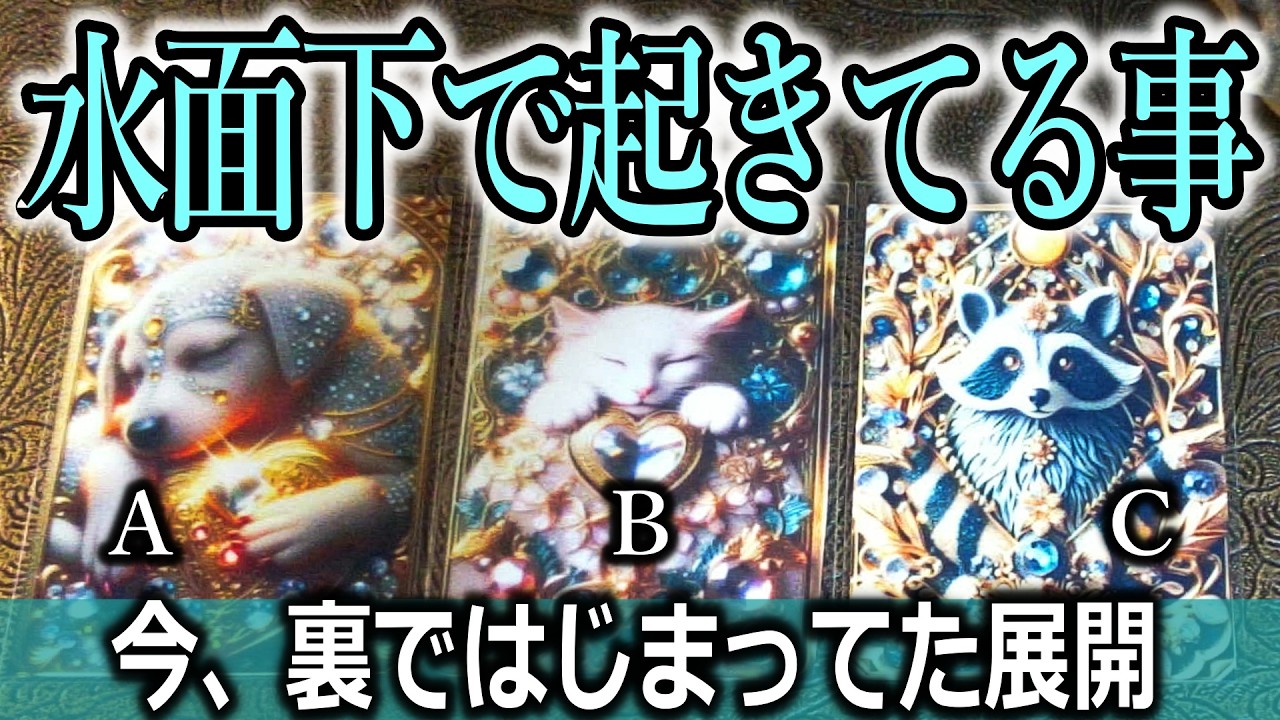 来てるよ🌟水面下で起きてる事🌈今裏で始まってる展開は？タロット占い🔮