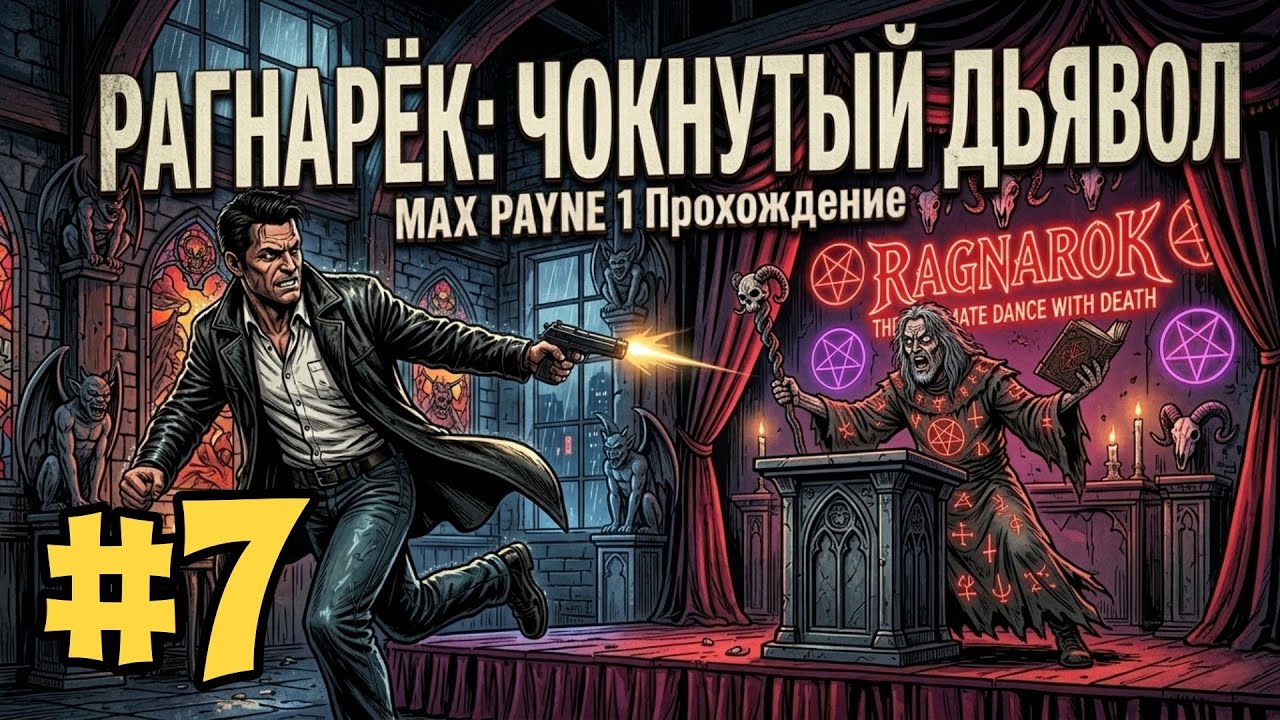 MAX PAYNE #7 (Android прохождение) ➤ КЛУБ РАГНАРЁК (на русском)