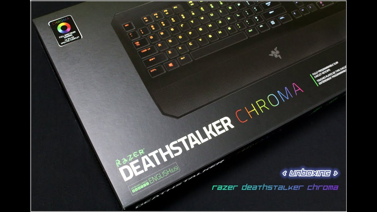 [ UNBOXING + LIGHTING FEATURE ] - RAZER DEATHSTALKER CHROMA