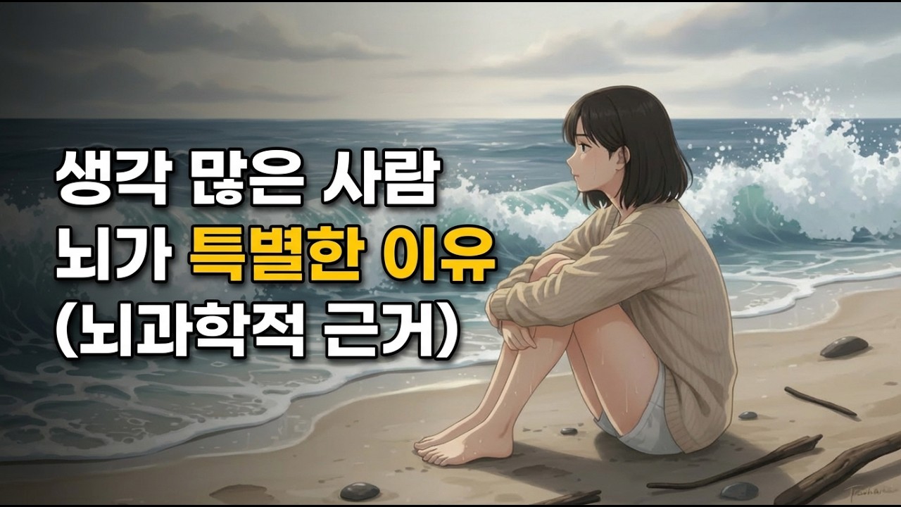 내향인들 밤에 생각이 폭주하는 진짜 이유 (DMN·반추·뇌과학)