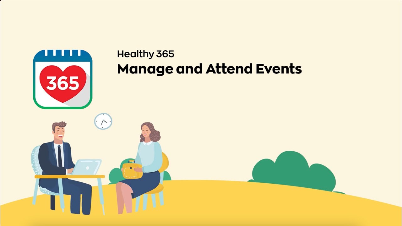 Healthy 365: Manage and Attend Events