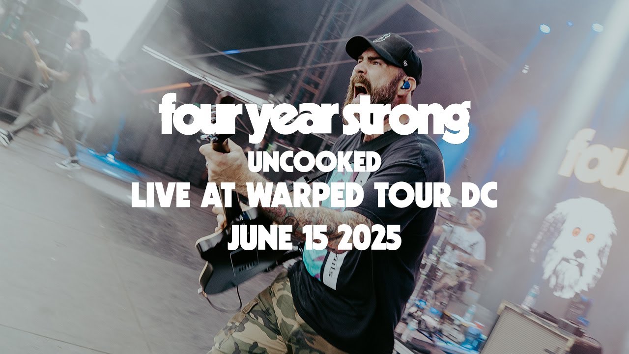 four year strong | uncooked - live at dc vans warped tour 2025