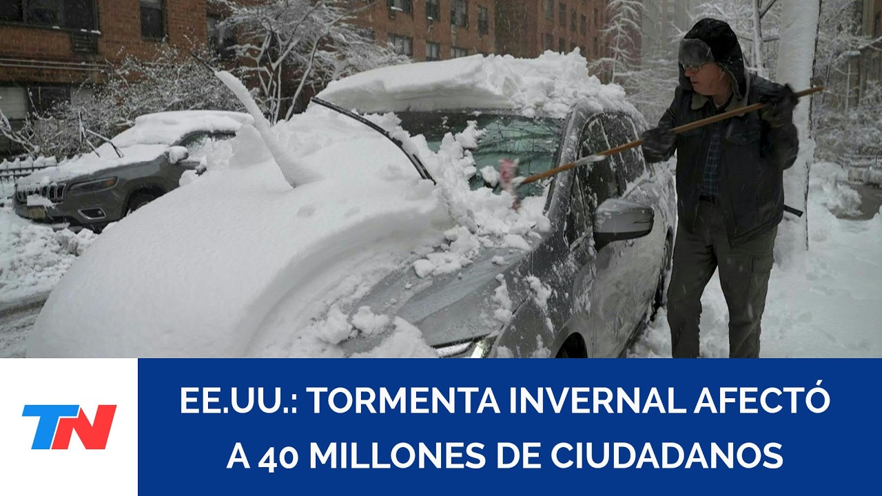 EE.UU.: Una nueva tormenta invernal afectó a 40 millones de ciudadanos del noreste del país