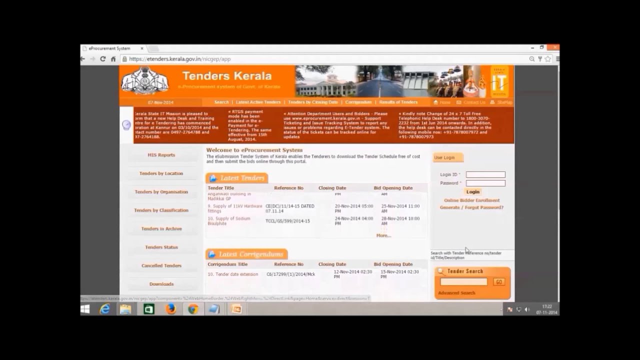 e- Procurement :: Bidder registration
