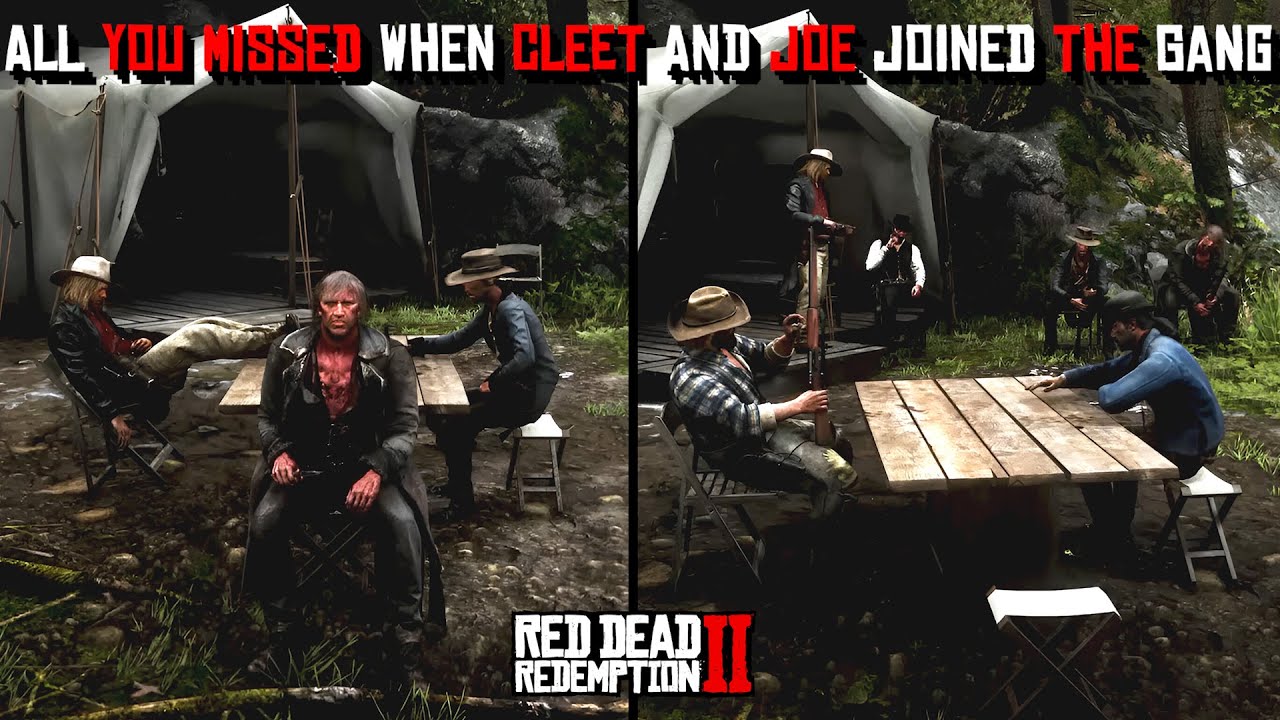 All You Missed At Camp When Cleet And Joe Joined Gang In Red Dead Redemption 2 (Hidden Dialogues)