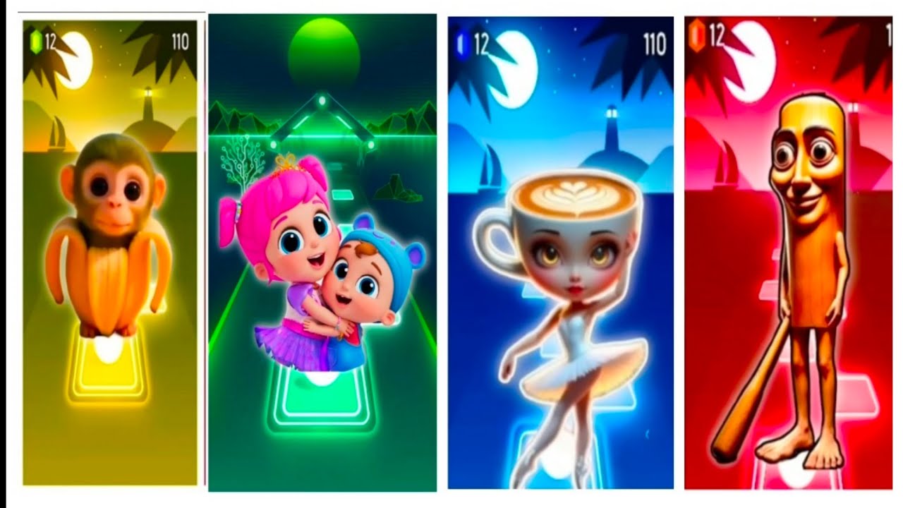 Tiles Hop EDM Rush CoffinDanceSong Tralaleritos vs&nbsp;Little&nbsp; Angel vs Balerina Capucino&nbsp; vs Tung Sahur
