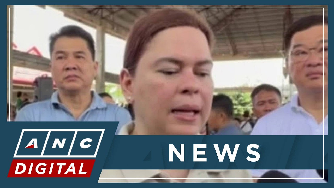 VP Duterte thanks father's legal team at ICC after confirmation of charges hearing kickoff | ANC