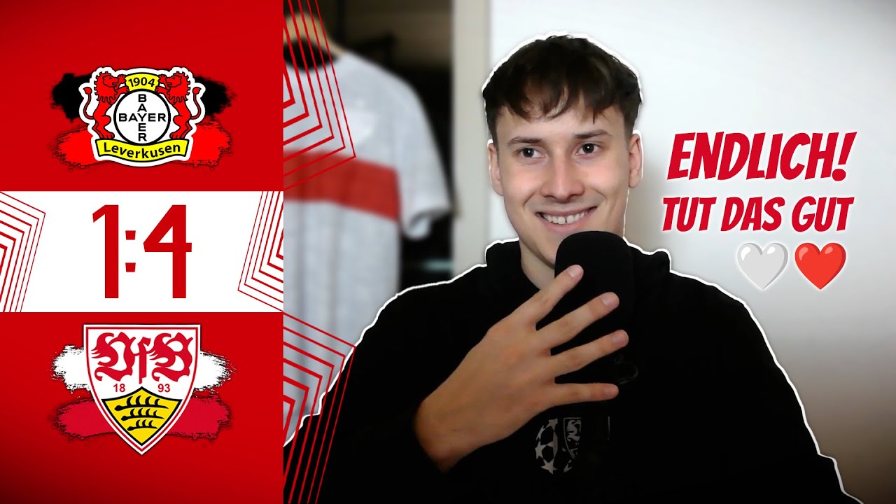 Endlich! Tut das gut 😍 Bayer Leverkusen 1:4 VfB Stuttgart ⚪🔴 Stuttgart zerstört einen Angstgegner 🤯