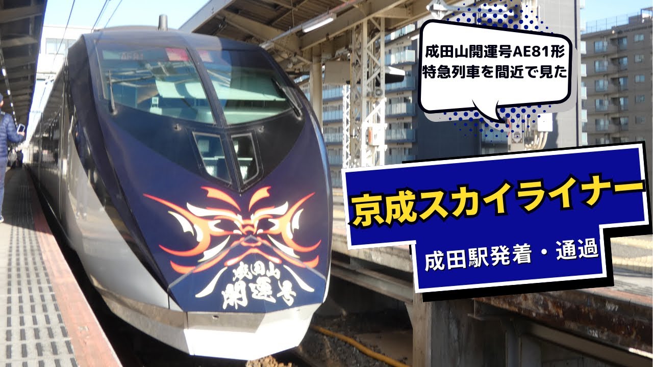 【特別運行】成田山行き特別特急｜正月限定の貴重な走行シーン