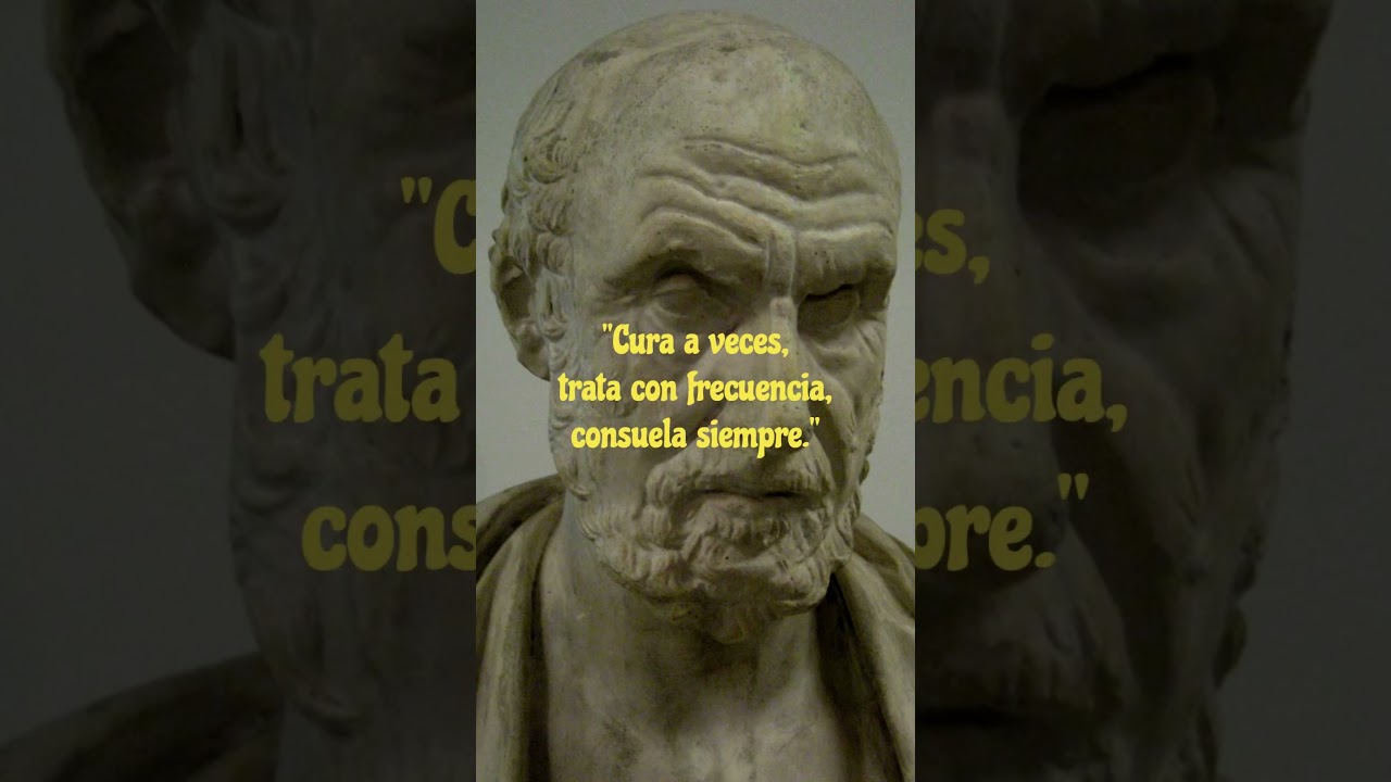 FRASES DE HIPOCRATES ‐ Ense&ntilde;anzas para una vida equilibrada llena de salud #hipocrates #citasyfrases