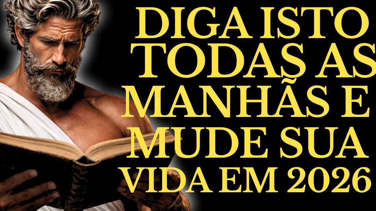 SE VOCÊ REPETIR ESTAS FRASES TODAS AS MANHÃS DE 2026, SUA VIDA NUNCA MAIS SERÁ A MESMA | ESTOICISMO