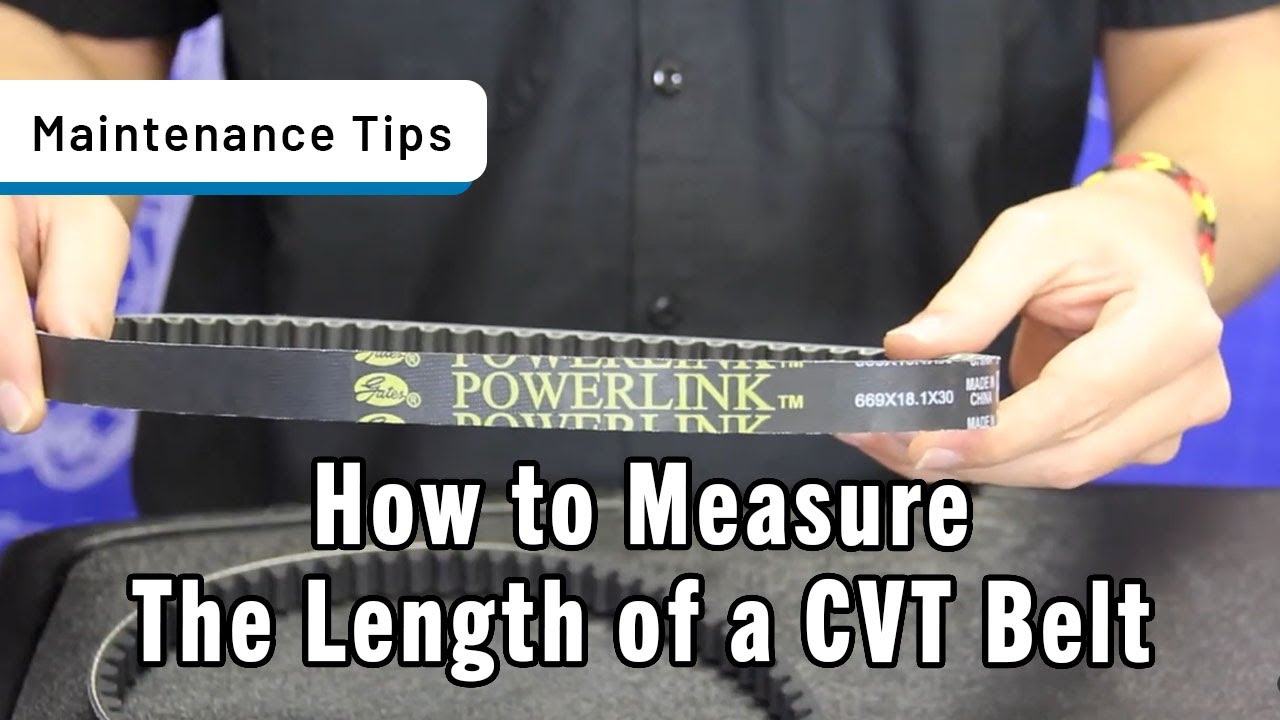 Scooter CVT Belts: How to Measure for the Correct Length