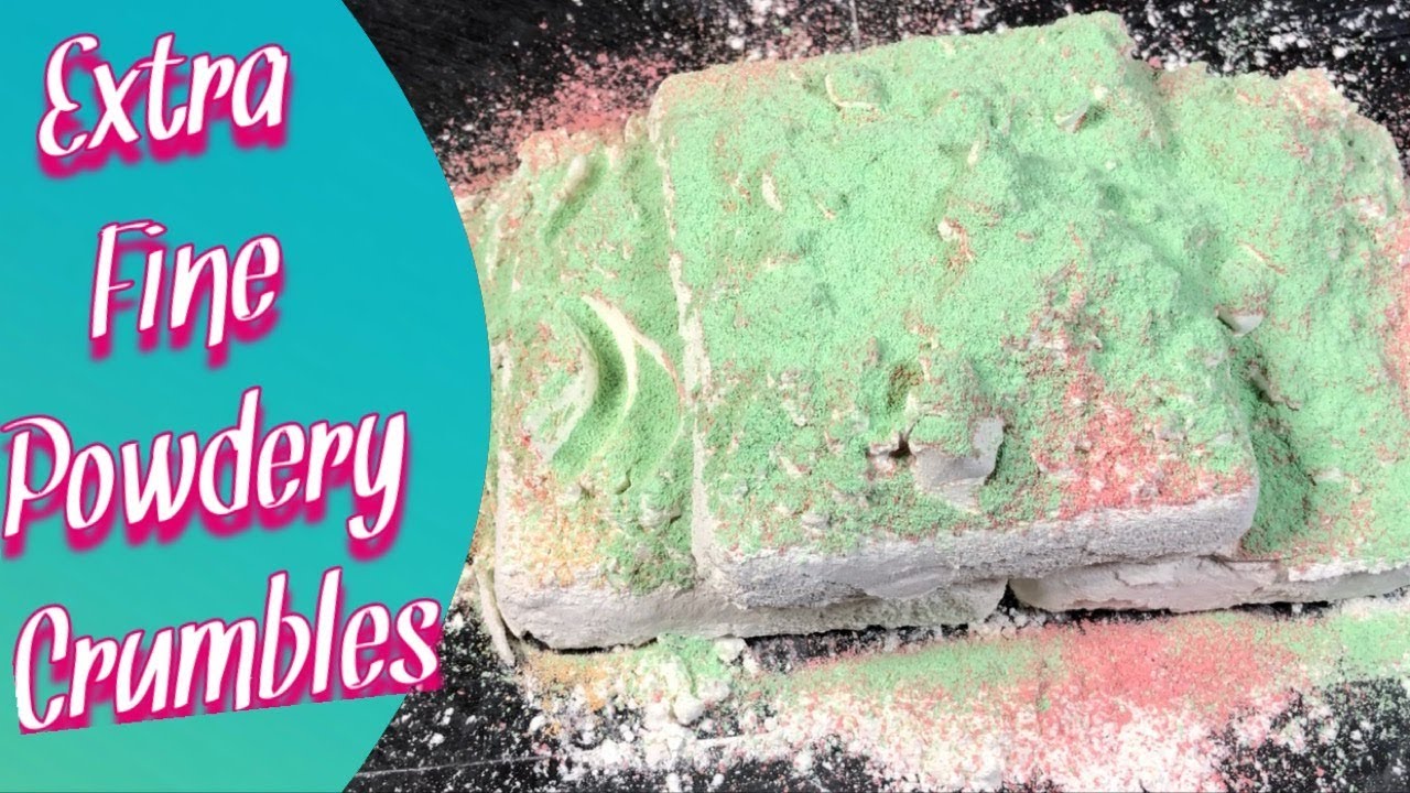 Satisfying : ASMR : Extra Fine Powder Crumbles and Extra Powdery Gym Chalk : Sleep Aid