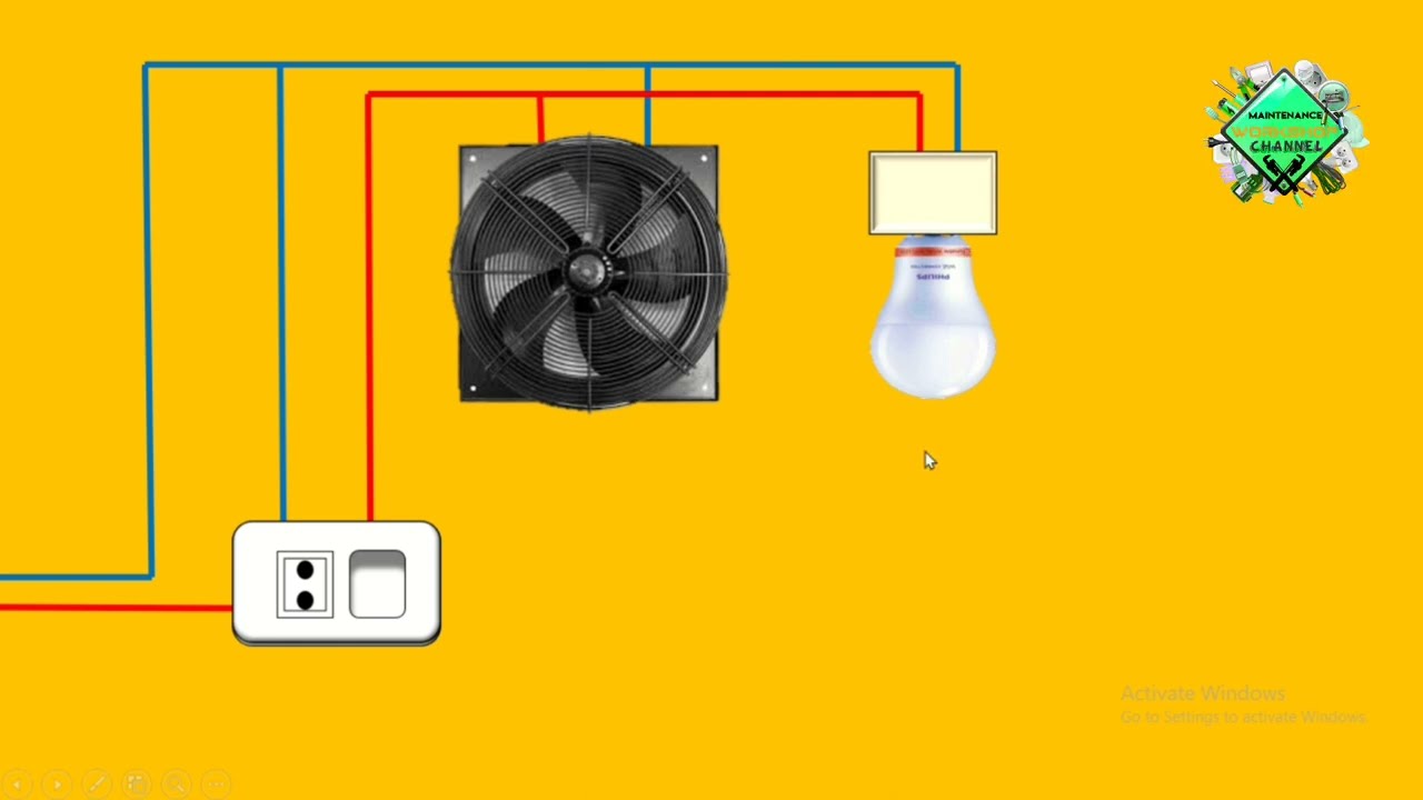 3 cara instalasi listrik exhaust fan plafon|| skema pemasangan instalasi listrik exhaust fan 220 V