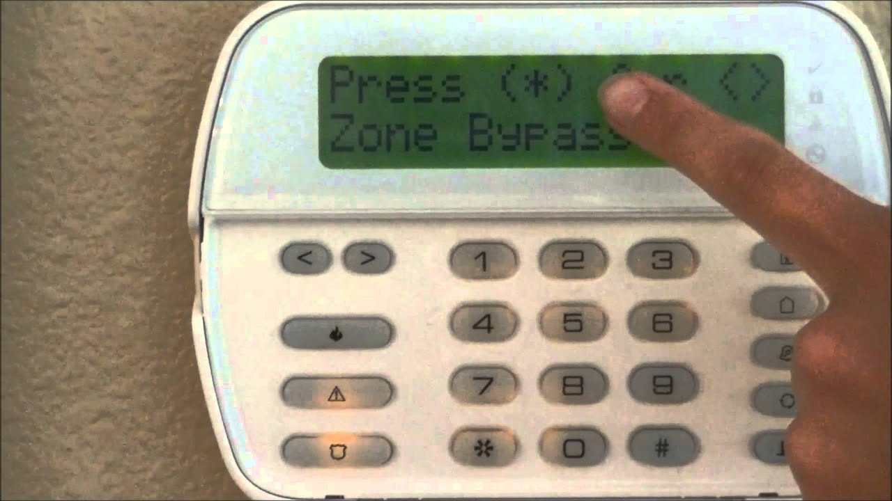 How to Arm And Disarm In Stay And Away Mode And Bypass On A DSC English Keypad