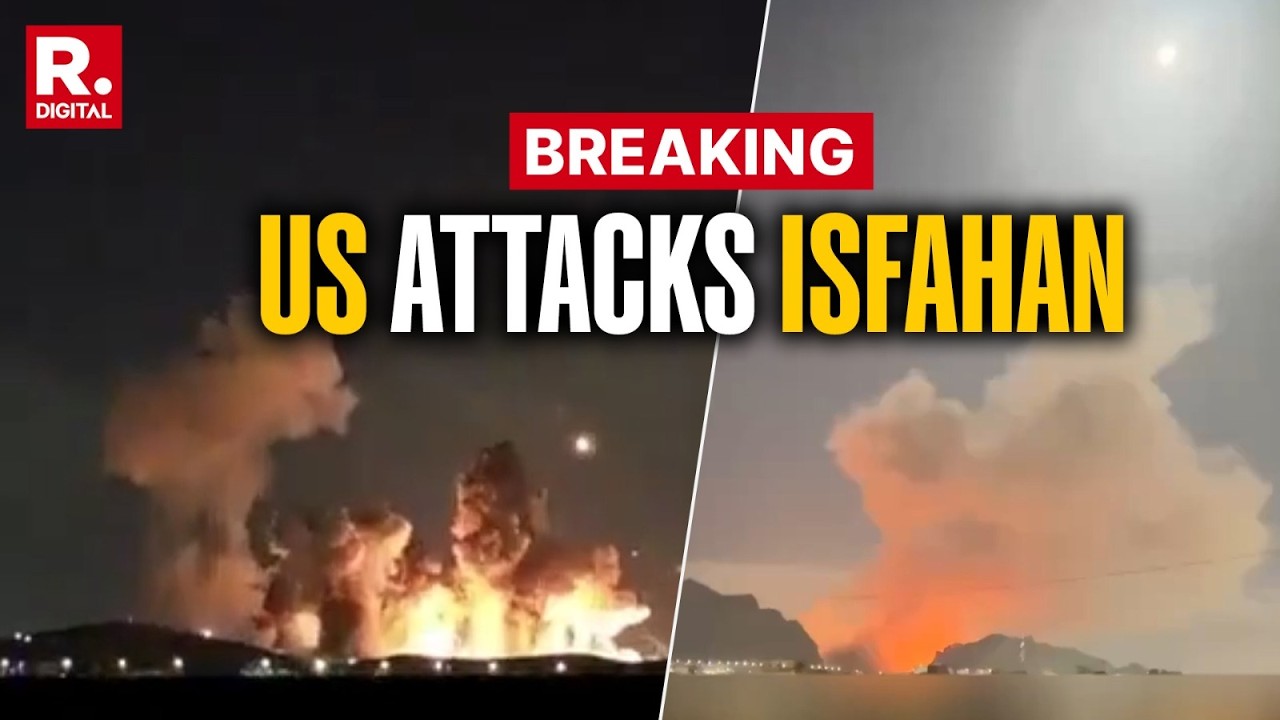 BREAKING: US Attacks Iran's Isfahan City, Video Captures Massive Explosion I US-Iran War