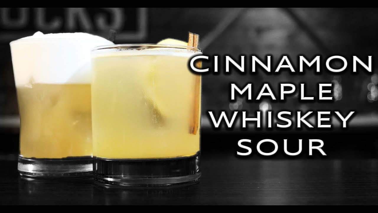 Cinnamon Maple Whiskey Sour | Whiskey Sour Ingredients | Booze On The Rocks
